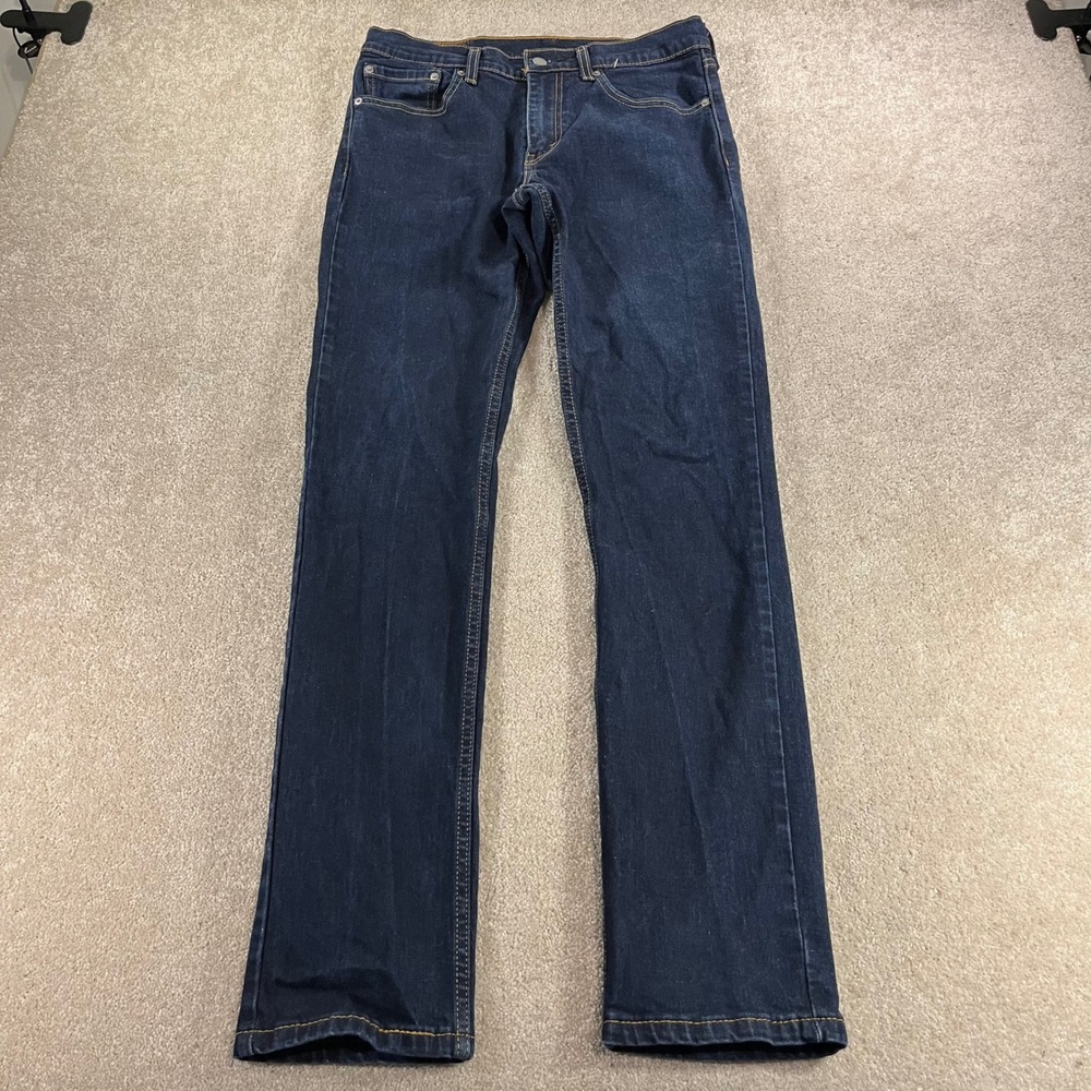 Levi's 511 Slim Fit Jeans Mens 32x34 Dark Wash‎ Stretch WaterLess Denim